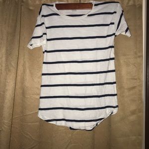 Madewell nautical stripe t shirt